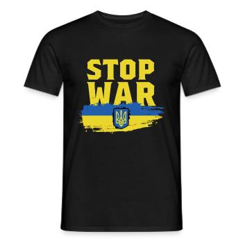 End War Affected Poison - Men's T-Shirt - black - Front - AI Model Male 178 light (178cm)
