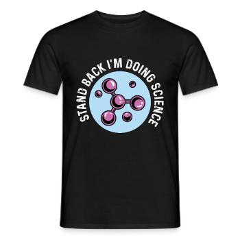 I Make Science Biology Student Gift - Men's T-Shirt - black - Front - AI Model Male 178 light (178cm)