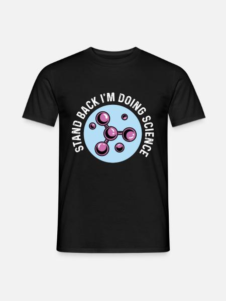 Ich mache Wissenschaft Biologiestudent Geschenk - Mænd T-shirt - sort