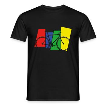 Bike Bike Tour - Men's T-Shirt - black - Front - AI Model Male 178 light (178cm)