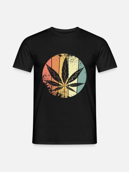 Hemp Cannabis - Men's T-Shirt - black