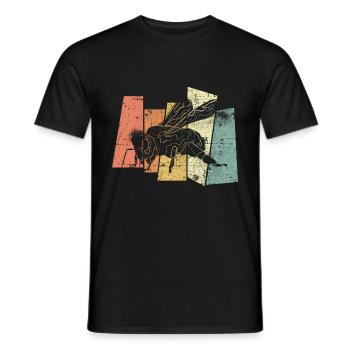 Nature apiculteur abeille - T-shirt homme - noir - Devant - AI Model Male 178 light (178cm)