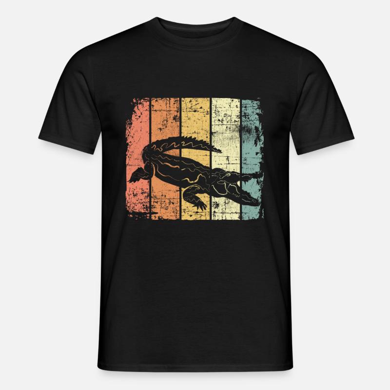Alligator - Männer T-Shirt - Schwarz