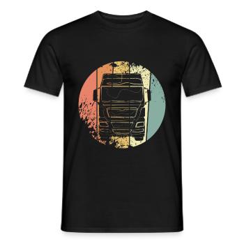 Poids lourds - T-shirt homme - noir - Devant - AI Model Male 178 light (178cm)