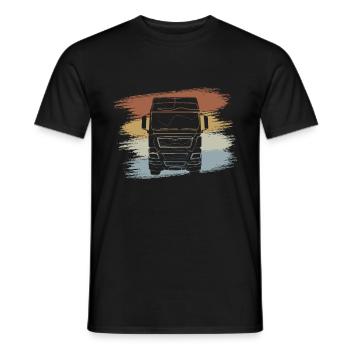 Truck Truck - Men's T-Shirt - black - Front - AI Model Male 178 light (178cm)