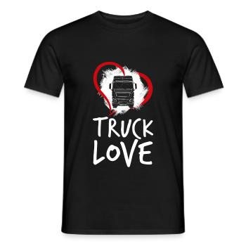 Truck - Men's T-Shirt - black - Front - AI Model Male 178 light (178cm)