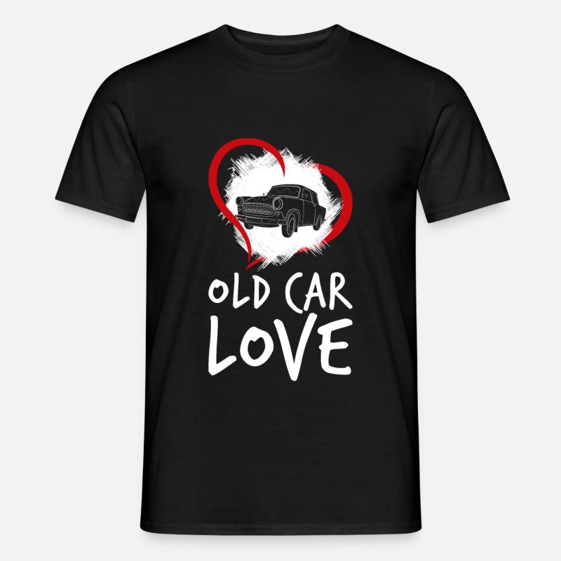 Altes Auto - Männer T-Shirt - Schwarz