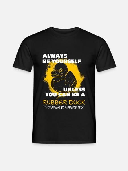Squeaky Duck Ducks - Men's T-Shirt - black