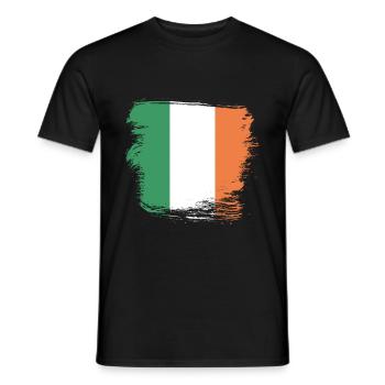 Irland irische Flagge - Männer T-Shirt - Schwarz - Vorne - AI Model Male 178 light (178cm)