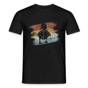 Baby Ente Entchen - Männer T-Shirt - Schwarz - Vorne - AI Model Male 178 light (178cm)