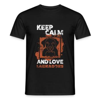 Labrador - T-shirt homme - noir - Devant - AI Model Male 178 light (178cm)