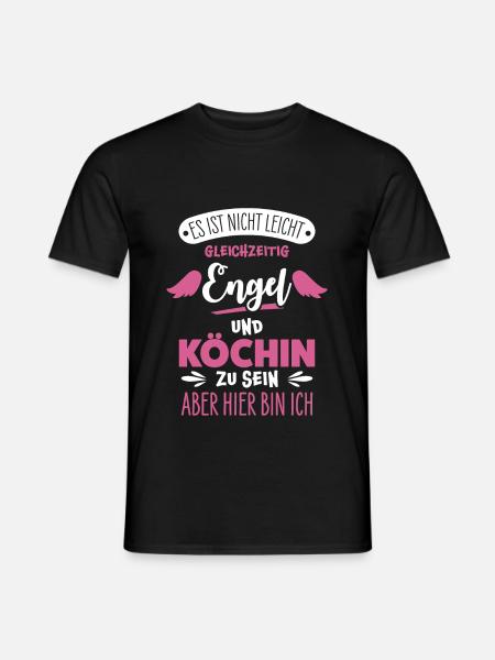 Köchin - Männer T-Shirt - Schwarz