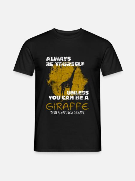 Giraffe - Men's T-Shirt - black