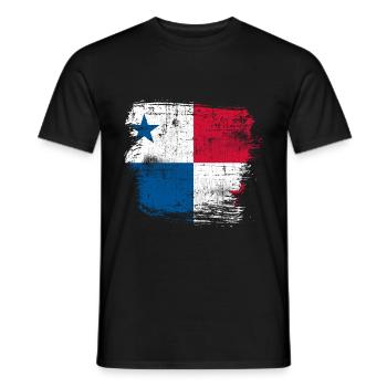 Panama - Männer T-Shirt - Schwarz - Vorne - AI Model Male 178 light (178cm)
