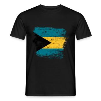 Bahamas - Men's T-Shirt - black - Front - AI Model Male 178 light (178cm)