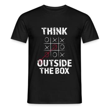 Philosophie Penser - T-shirt homme - noir - Devant - AI Model Male 178 light (178cm)