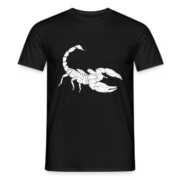 Scorpion - T-shirt homme - noir - Devant - AI Model Male 178 light (178cm)