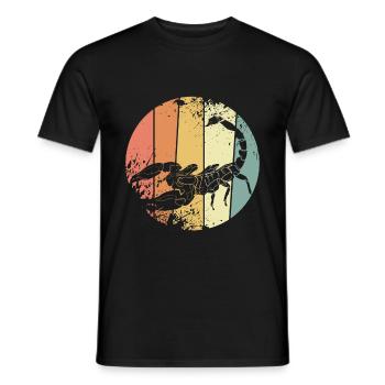Scorpion - T-shirt homme - noir - Devant - AI Model Male 178 light (178cm)