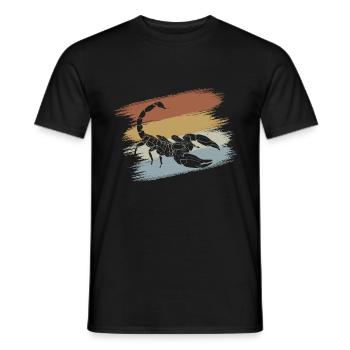 Scorpion - T-shirt homme - noir - Devant - AI Model Male 178 light (178cm)
