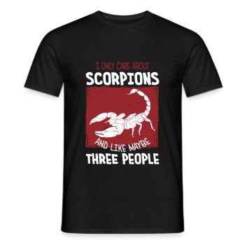 Scorpion - T-shirt homme - noir - Devant - AI Model Male 178 light (178cm)