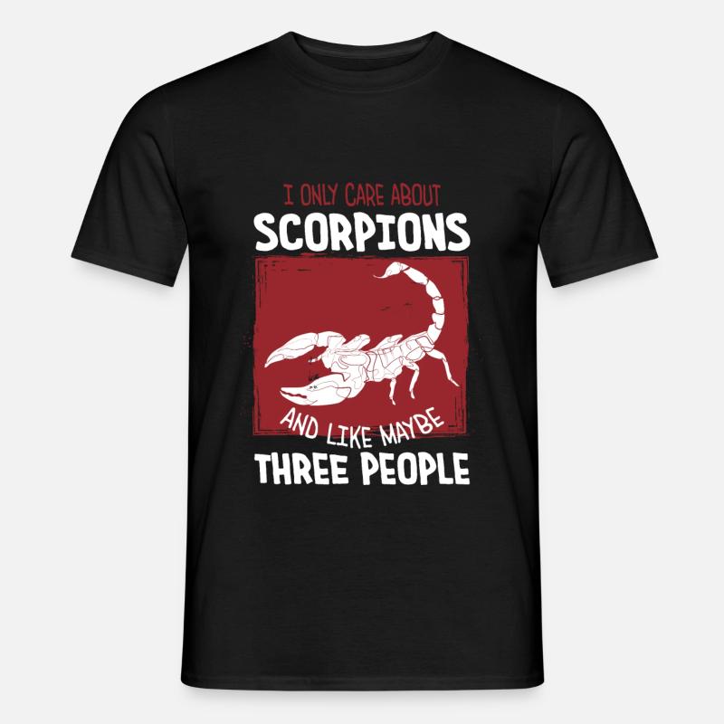 Skorpion - Männer T-Shirt - Schwarz