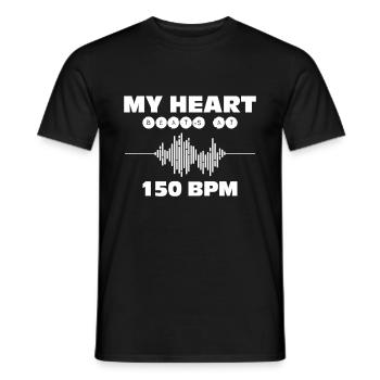 Techno - T-shirt homme - noir - Devant - AI Model Male 178 light (178cm)