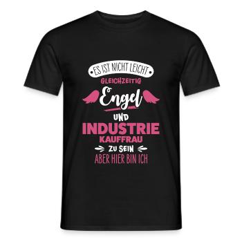 Industrial clerk - Men's T-Shirt - black - Front - AI Model Male 178 light (178cm)