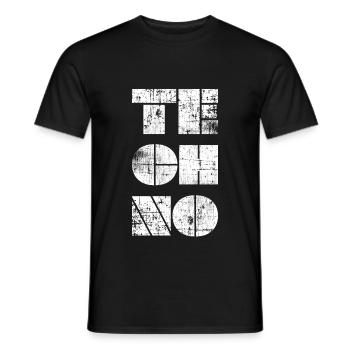 Techno - T-shirt homme - noir - Devant - AI Model Male 178 light (178cm)