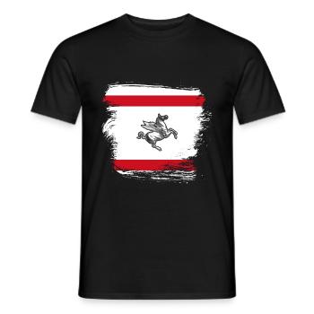 Tuscany Italy - Men's T-Shirt - black - Front - AI Model Male 178 light (178cm)