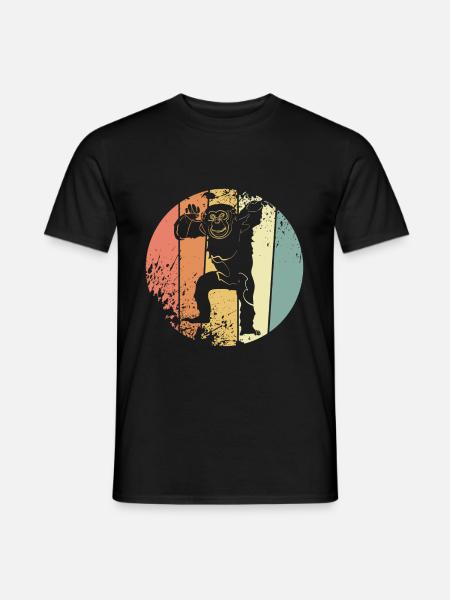 Chimpanzee - Men's T-Shirt - black