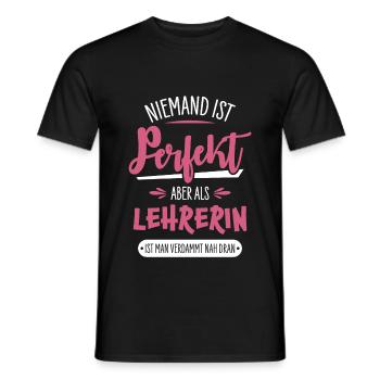 Lehrerin - Männer T-Shirt - Schwarz - Vorne - AI Model Male 178 light (178cm)
