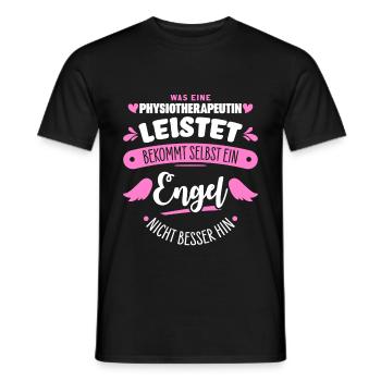 Physiotherapeutin - Männer T-Shirt - Schwarz - Vorne - AI Model Male 178 light (178cm)