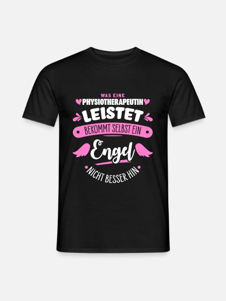 Physiotherapeutin - Männer T-Shirt - Schwarz