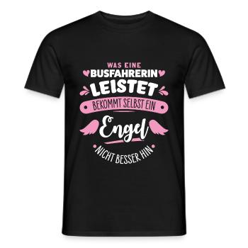 Busfahrerin - Männer T-Shirt - Schwarz - Vorne - AI Model Male 178 light (178cm)
