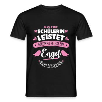 Schülerin - Männer T-Shirt - Schwarz - Vorne - AI Model Male 178 light (178cm)