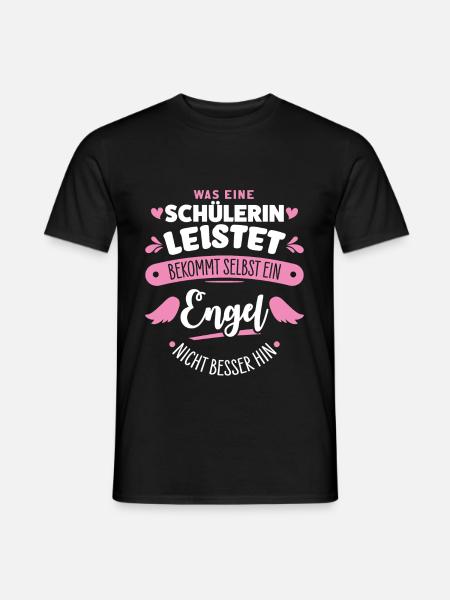 Schülerin - Männer T-Shirt - Schwarz