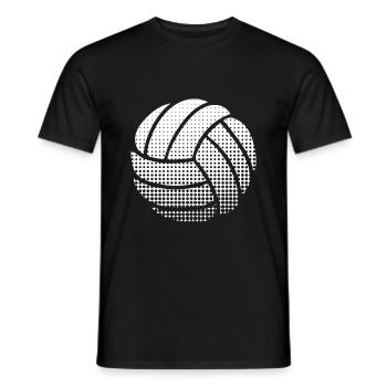 Volley-ball - T-shirt homme - noir - Devant - AI Model Male 178 light (178cm)