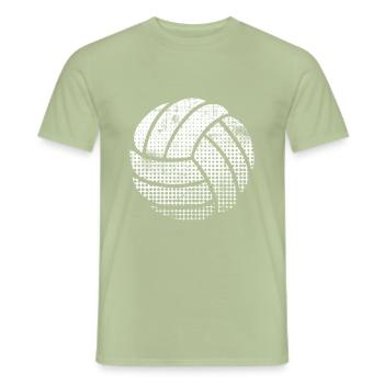 Volley-ball - T-shirt homme - vert sauge - Devant - AI Model Male 178 light (178cm)