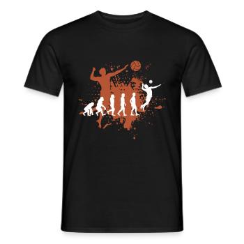 Volley-ball - T-shirt homme - noir - Devant - AI Model Male 178 light (178cm)