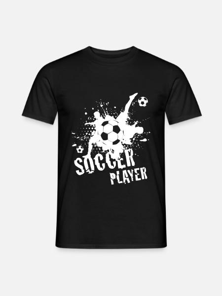 Fußballer Fußball - Männer T-Shirt - Schwarz