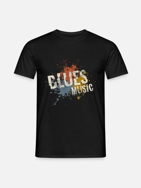 Blues - Men's T-Shirt - black