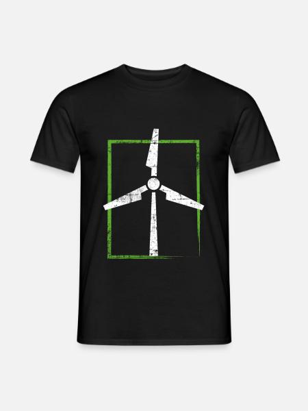 Wind power - Men's T-Shirt - black