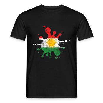 Kurdes - T-shirt homme - noir - Devant - AI Model Male 178 light (178cm)