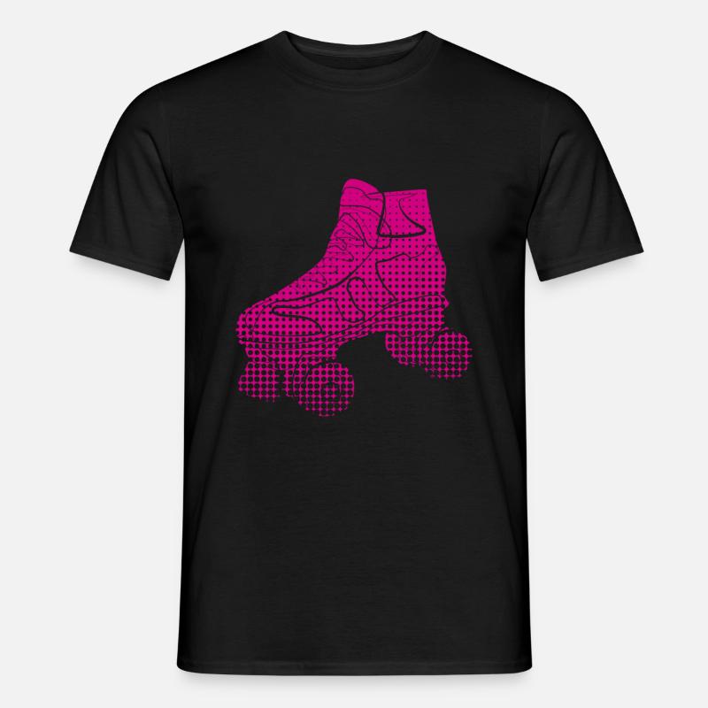Rollschuhlaufen Rollschuh - Männer T-Shirt - Schwarz