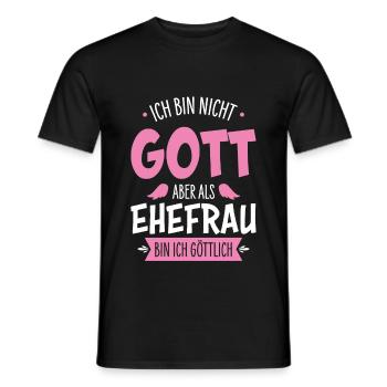 Épouse - T-shirt homme - noir - Devant - AI Model Male 178 light (178cm)