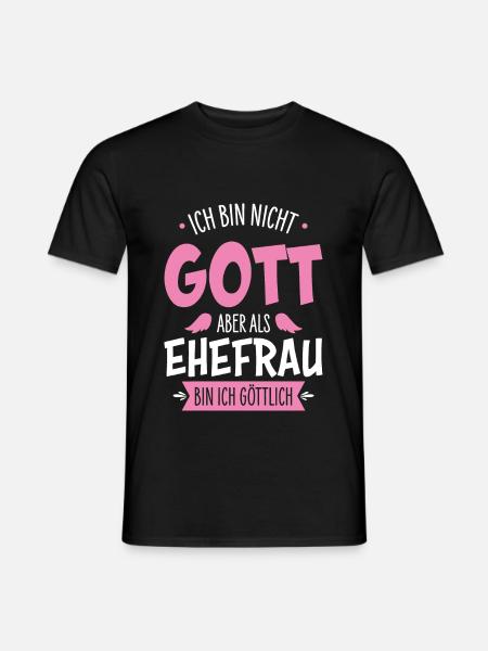Ehefrau - Männer T-Shirt - Schwarz