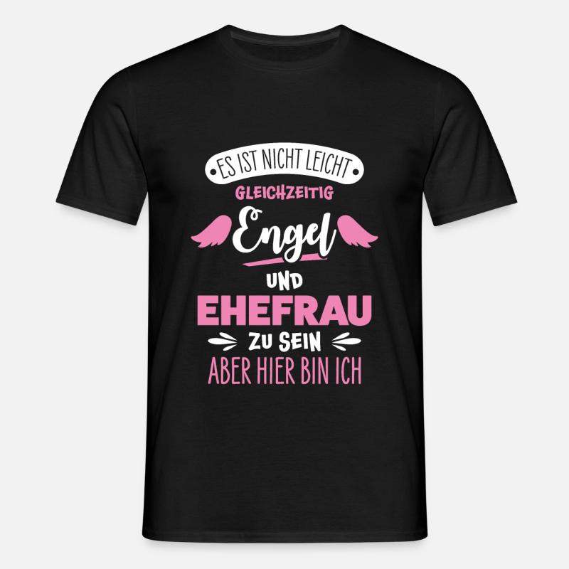 Ehefrau - Männer T-Shirt - Schwarz