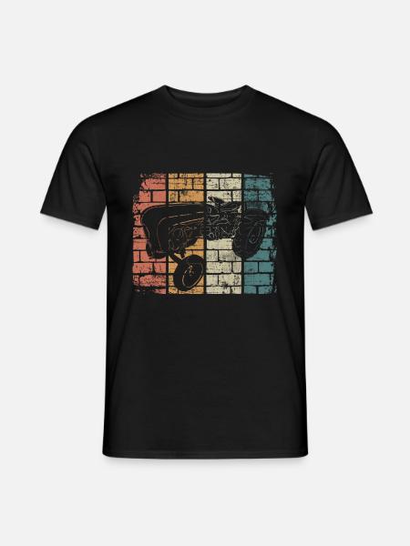 Traktor - Männer T-Shirt - Schwarz