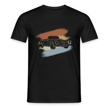 Cabrio Auto - Männer T-Shirt - Schwarz - Vorne - AI Model Male 178 light (178cm)