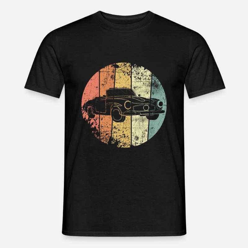 Oldtimer - Männer T-Shirt - Schwarz